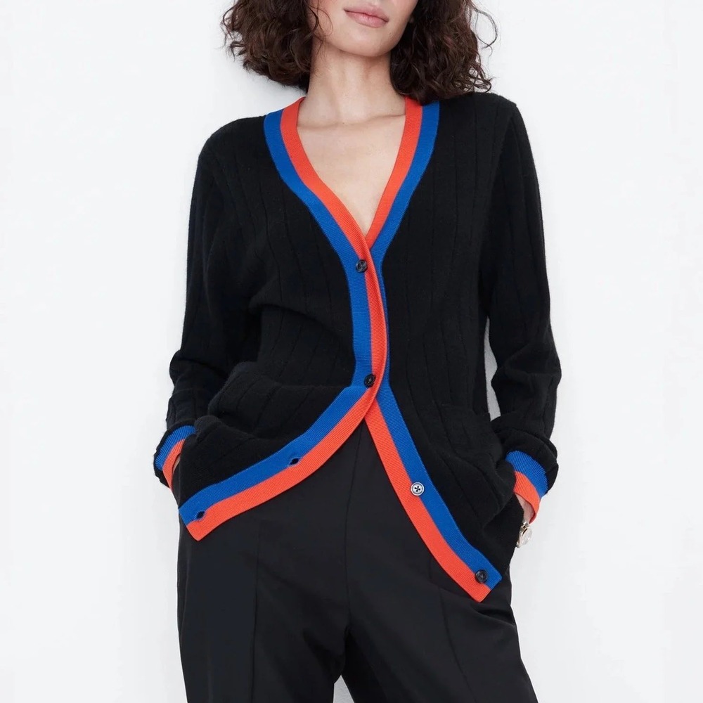 KULE THE SINCLAIR CARDIGAN - BLACK NWT SIZE S